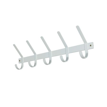 Kapstok Gilbert Wit 5-haaks