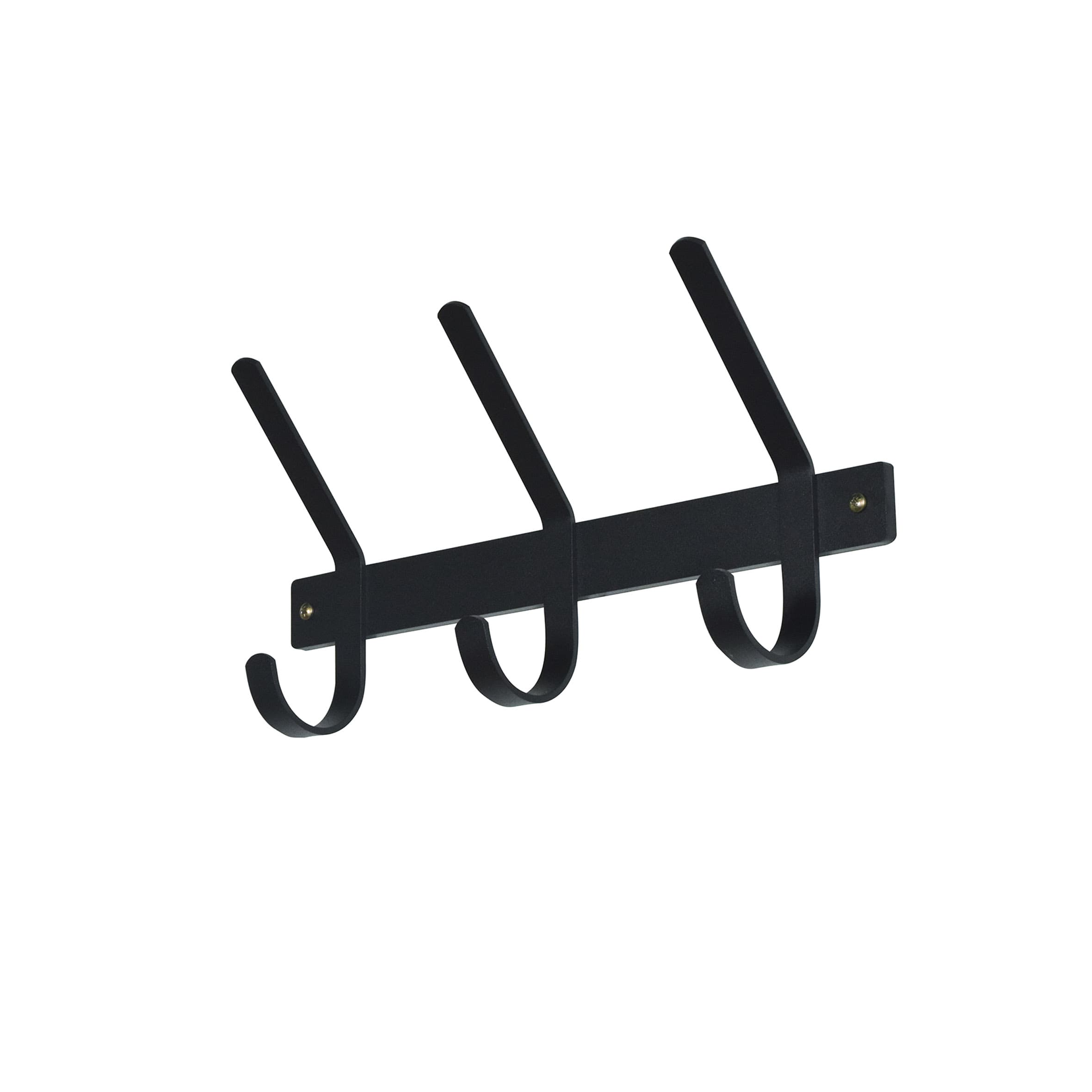 Kapstok Gilbert Zwart 3-haaks