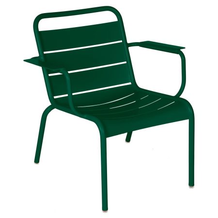 Fermob Luxembourg loungestoel met arm Cedar green