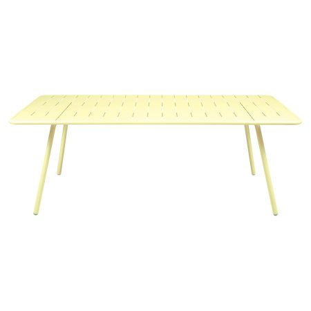 Fermob Luxembourg tuintafel L207 x B100 cm Frosted lemon
