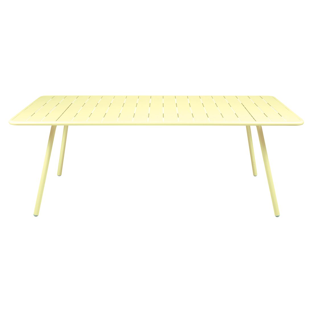 Fermob Luxembourg tuintafel L207 x B100 cm Frosted lemon