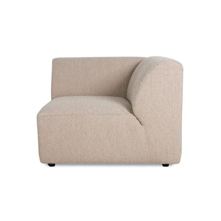 HKliving Jax bank Right Corner Boucle Taupe