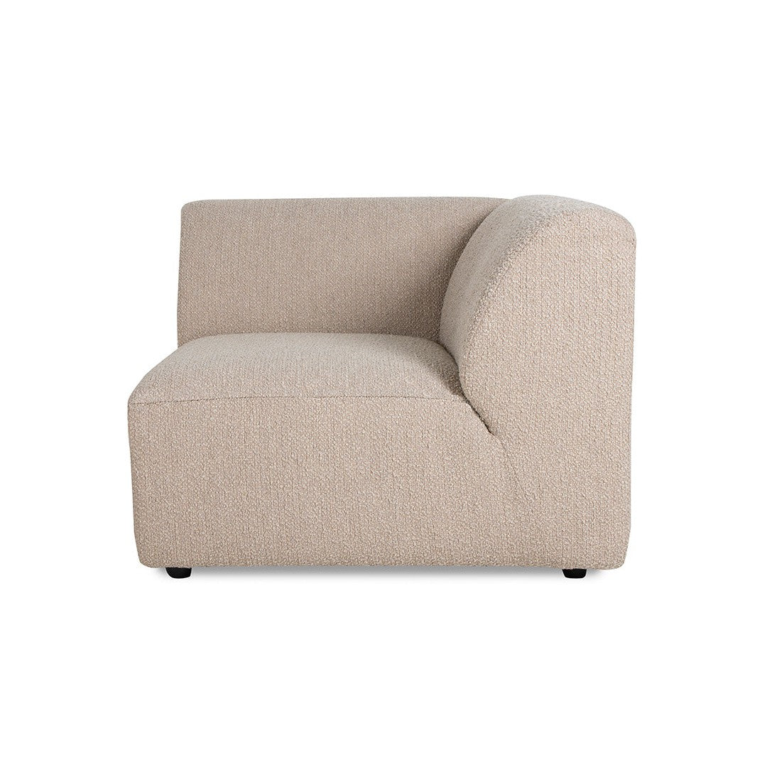 HKliving Jax bank Right Corner Boucle Taupe