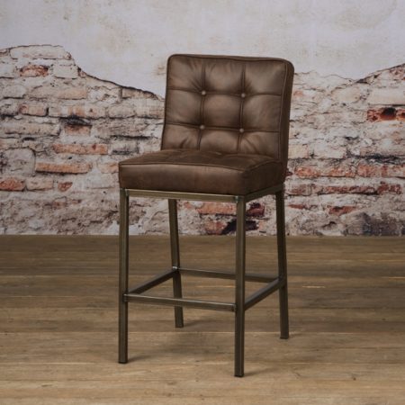 Tower Living Barkruk 'Vasco' (zithoogte 67cm), kleur Bruin