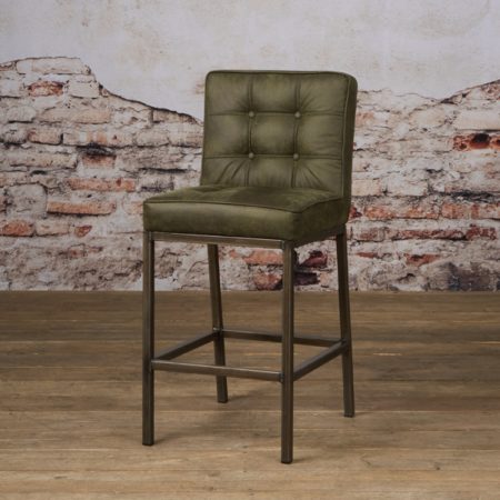 Tower Living Barkruk 'Vasco' (zithoogte 67cm), kleur Groen