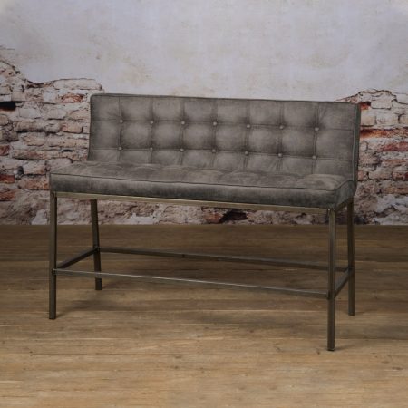 Tower Living Barbank 'Vasco' 110cm, kleur Grijs (zithoogte 67cm)