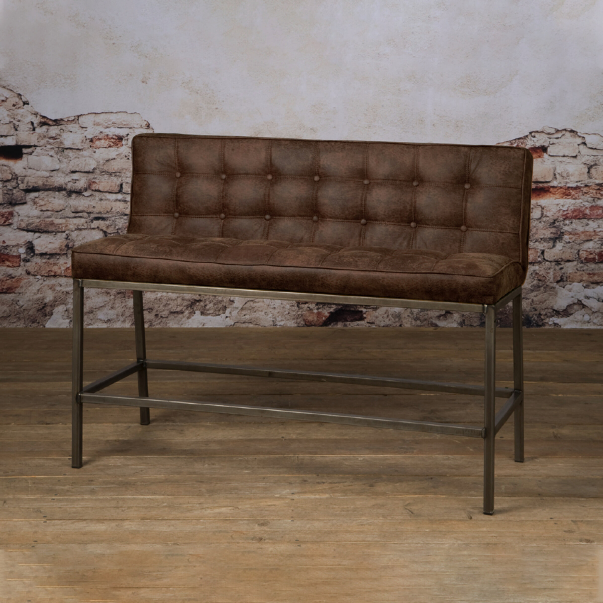 Tower Living Barbank 'Vasco' 110cm, kleur Bruin (zithoogte 67cm)