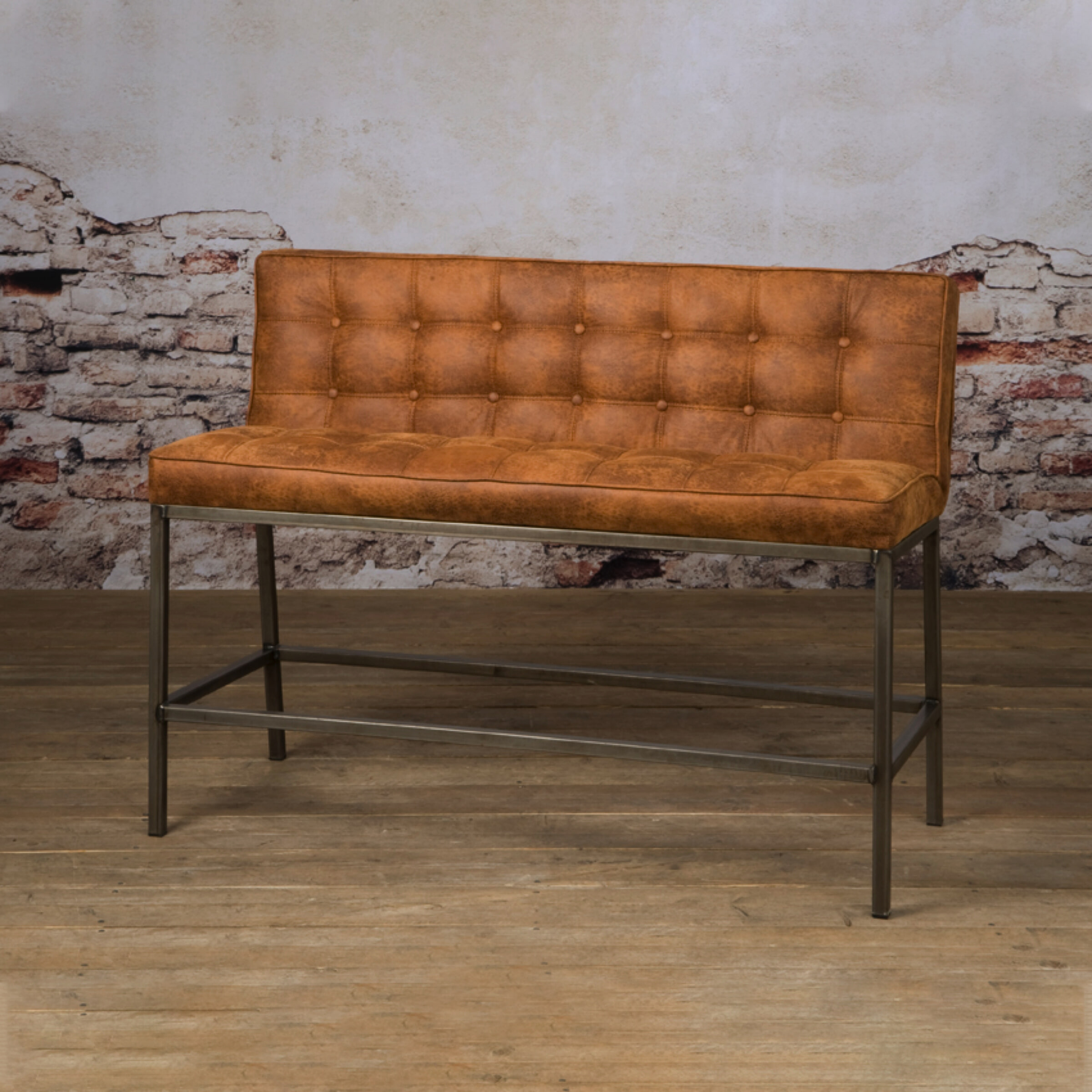 Tower Living Barbank 'Vasco' 110cm, kleur Cognac (zithoogte 67cm)