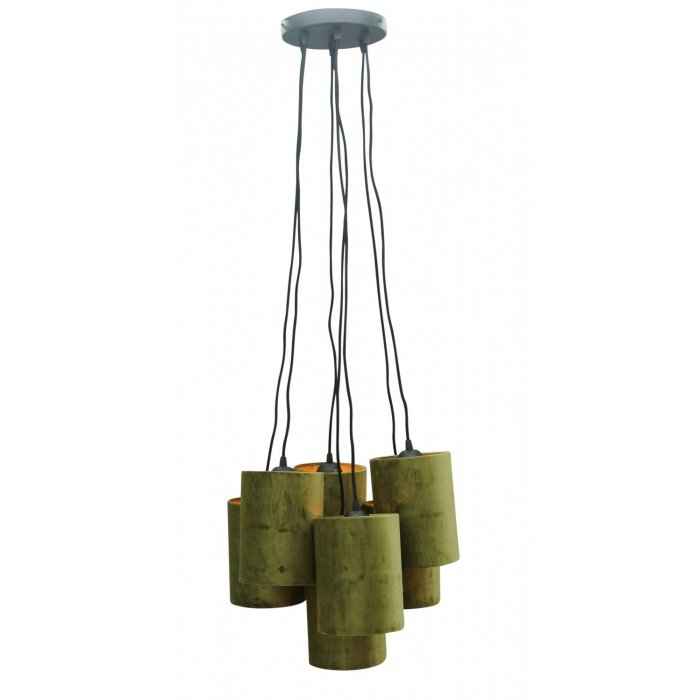 Next zwart San Remo groen hanglamp