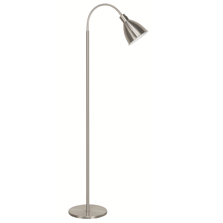 Campus zilver vloerlamp