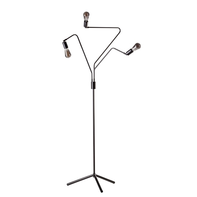 Viper zwart vloerlamp