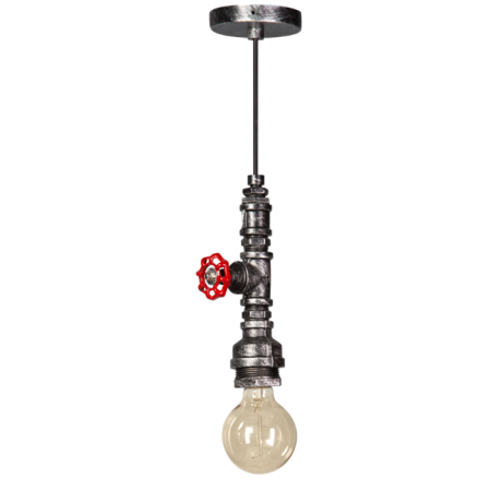 Fire Hose zilver hanglamp