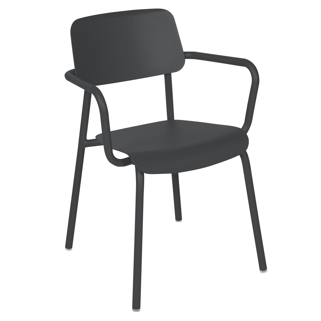 Fermob Studie tuinstoel met arm Anthracite