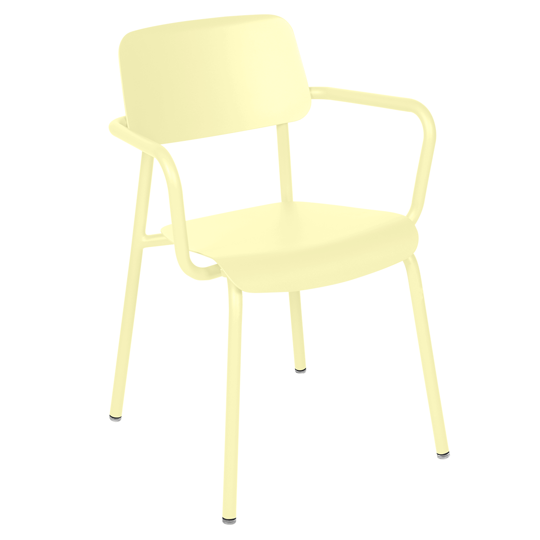 Fermob Studie tuinstoel met arm Frosted lemon