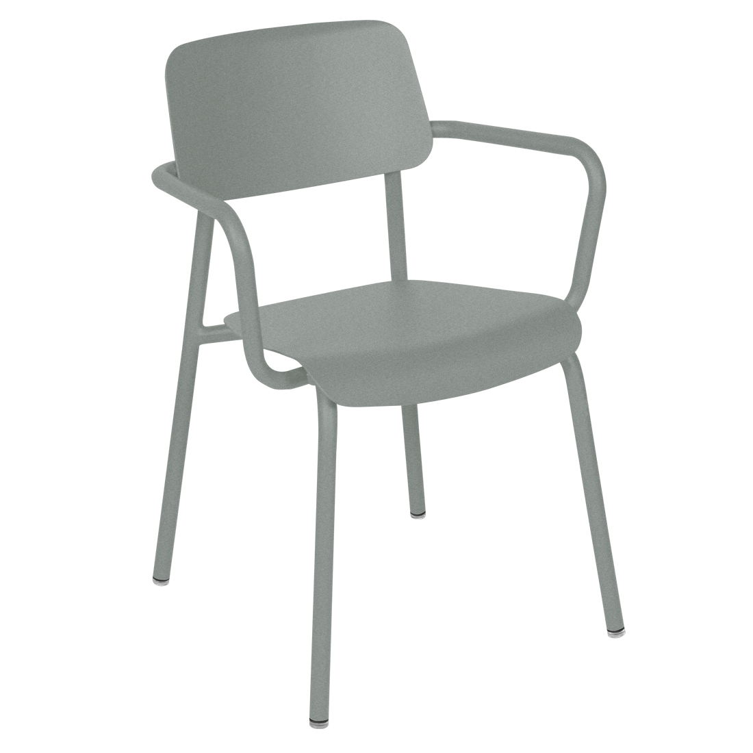 Fermob Studie tuinstoel met arm Lapilli grey