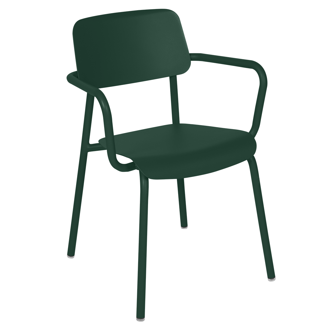 Fermob Studie tuinstoel met arm Cedar green