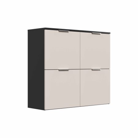 Schoenenkast Moon Creme 93 cm