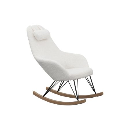 Schommelstoel Dani Wit Teddy