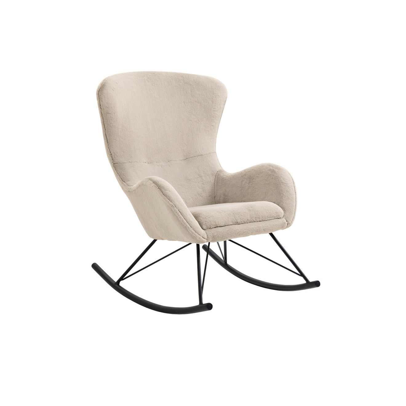 Schommelstoel Pippa Beige Teddy