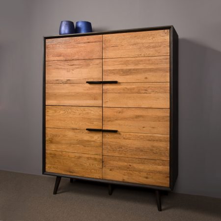 Tower Living Opbergkast 'Bresso' Eiken, 160 x 130 cm