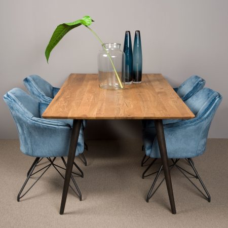 Tower Living Eettafel 'Bresso' Eiken, 200 x 100 cm