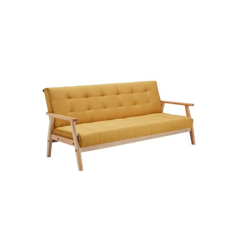 Slaapbank Heidi Mosterdgeel