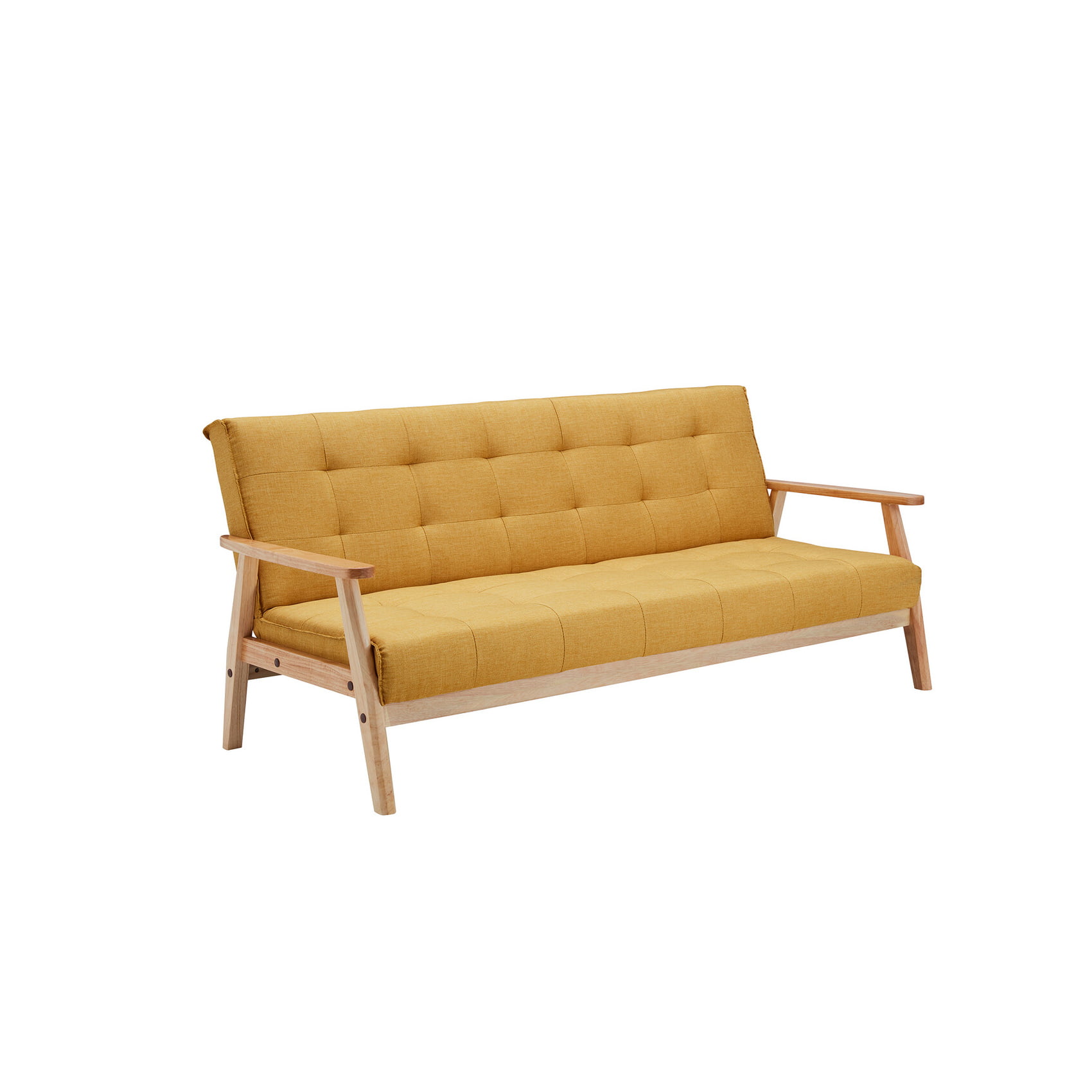 Slaapbank Heidi Mosterdgeel