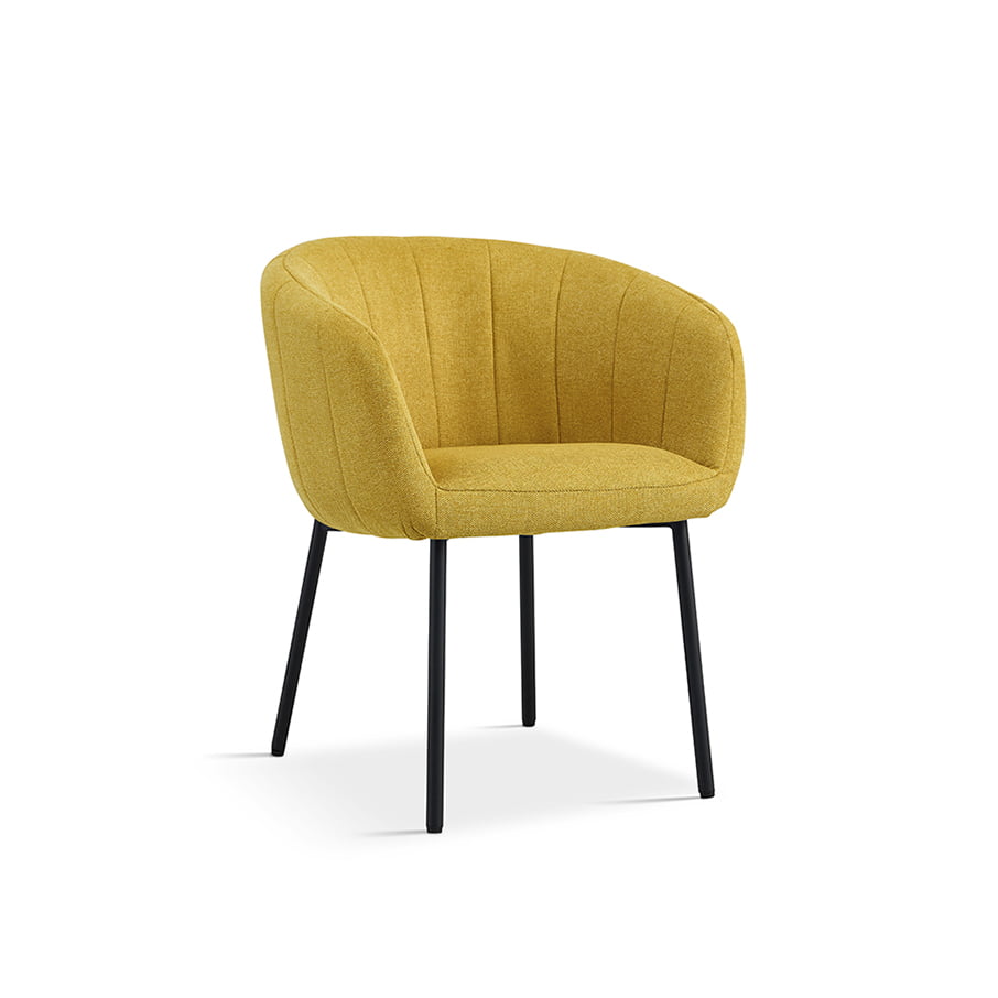 Stoel Pia Geel - Set van 2