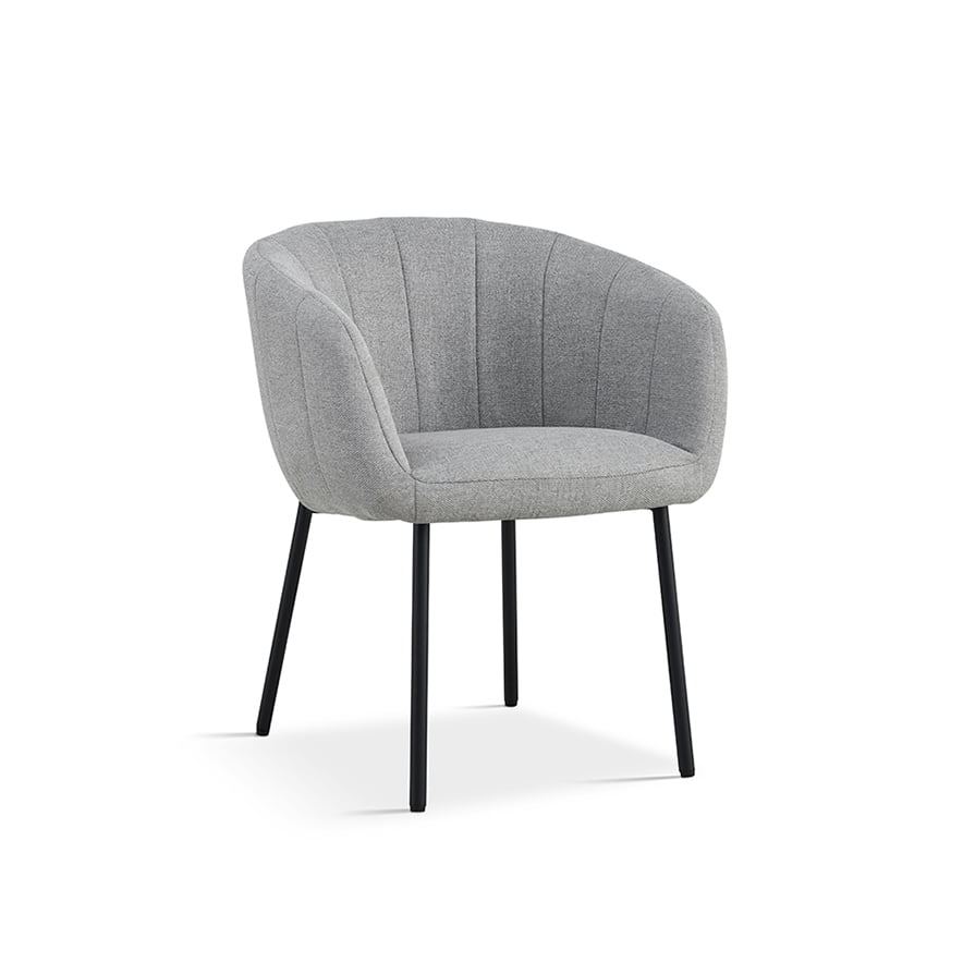 Stoel Pia Lichtgrijs - Set van 2