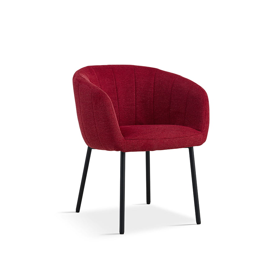 Stoel Pia Rood - Set van 2