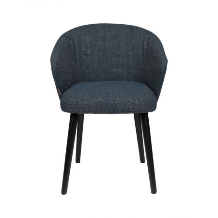 Dutchbone Waldo eetkamerstoel blue