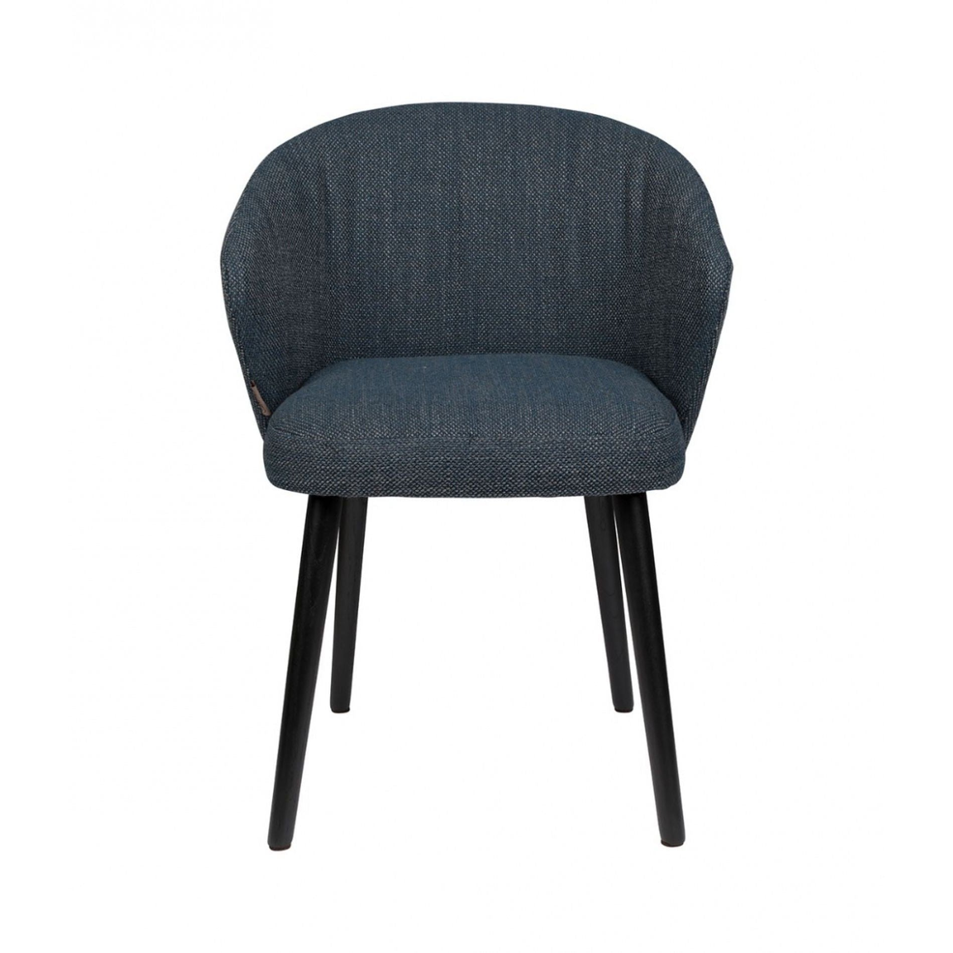 Dutchbone Waldo eetkamerstoel blue