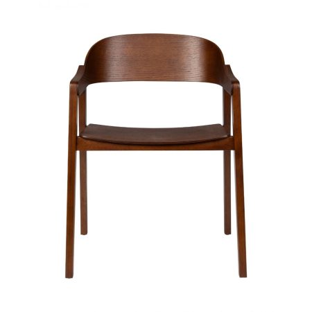 Dutchbone Westlake eetkamerstoel walnoot