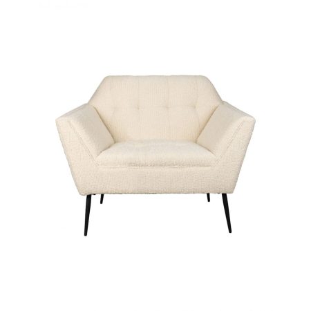 Dutchbone Kate fauteuil bouclé beige