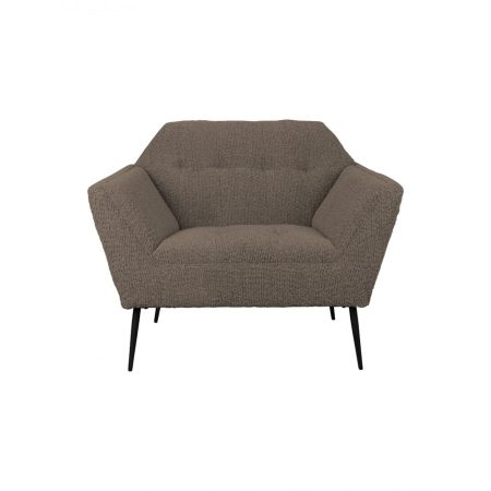 Dutchbone Kate fauteuil bouclé camel