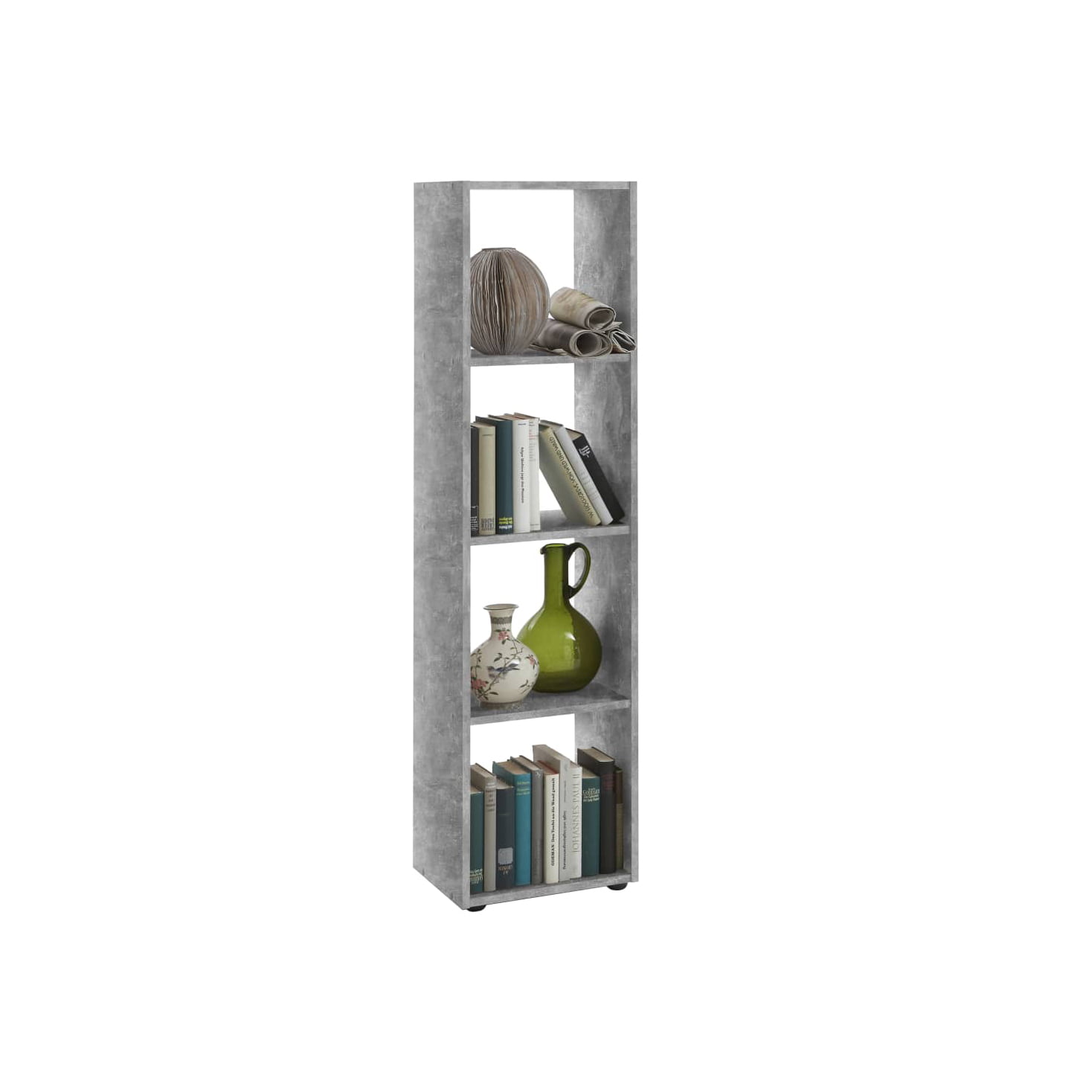 Vakkenkast Camiel Beton - 37x33x139 cm