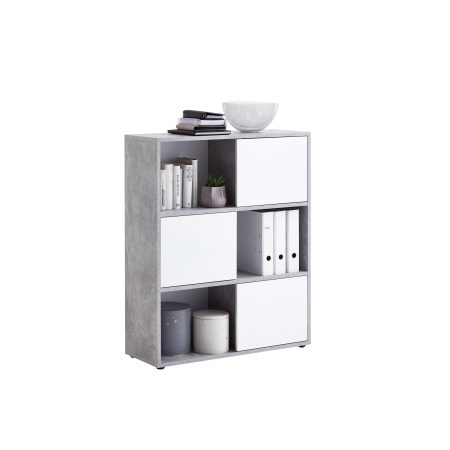 Vakkenkast Zenn Beton 90x33x109 cm