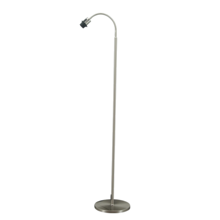 Flexi 1 lichts nickel vloerlamp