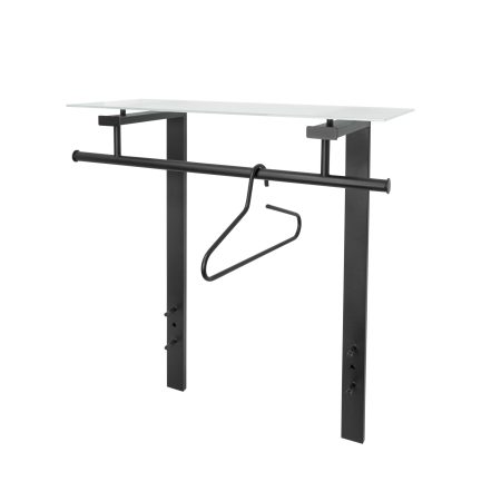 Wandkapstok Bavo Zwart