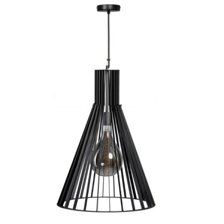 Hanglamp Charlie zwart 48cm