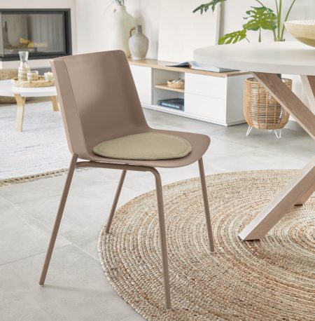 Kave Home Eetkamerstoel 'Hannia', kleur Bruin