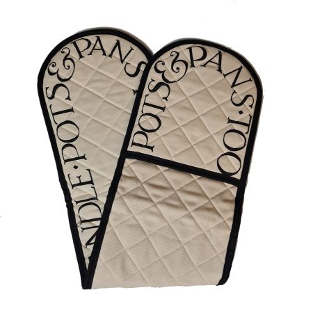 Black Toast ovenhandschoen