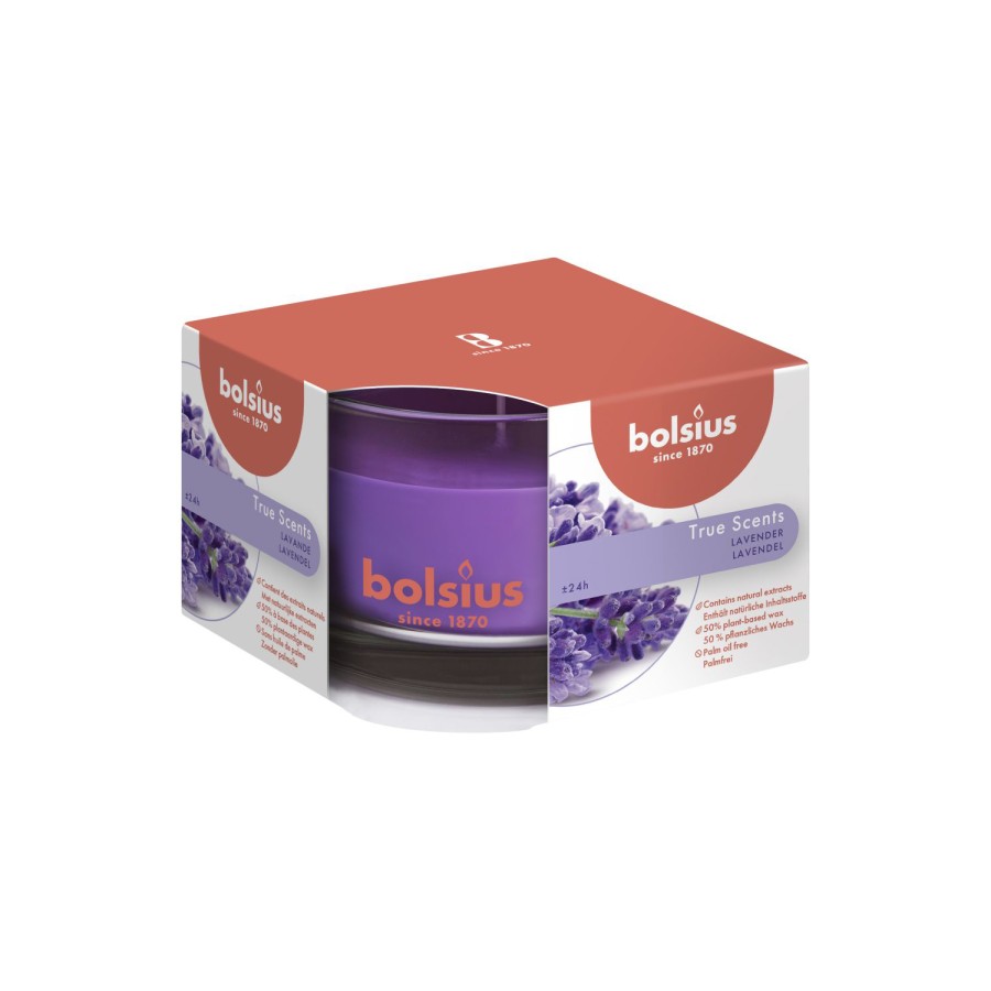Bolsius True Scents Lavendel Geurkaars In Glas
