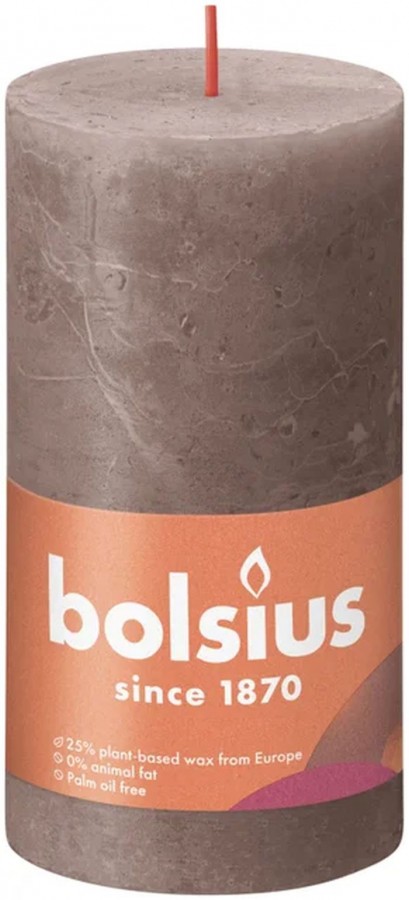 Bolsius Kaars 130X68mm Taupe