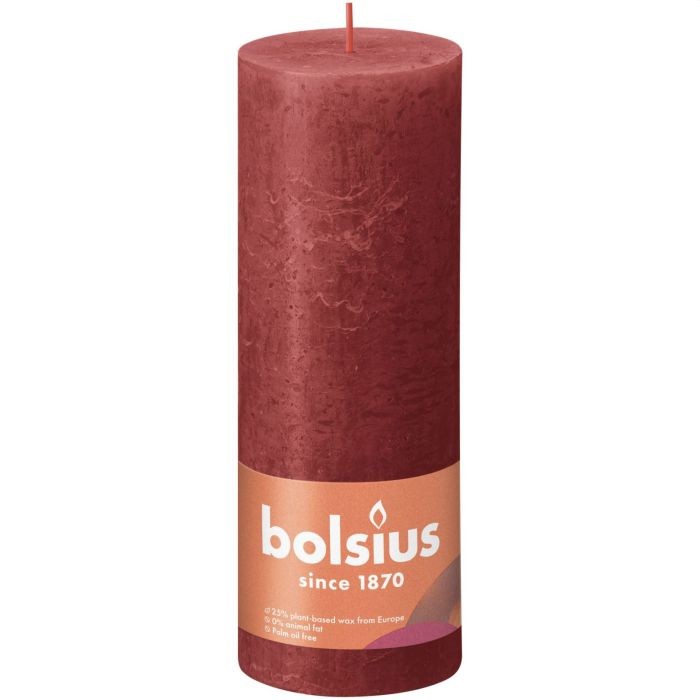 Bolsius Kaars 190X68mm Rood