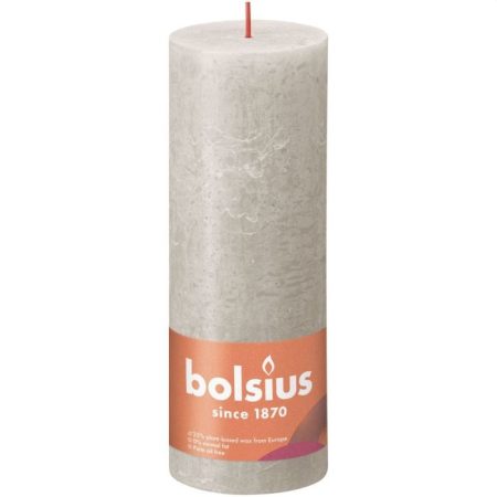 Bolsius Kaars 190X68mm Zand Grijs