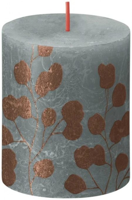 Bolsius Kaars 80X68mm Eucalyptusgroen Met Print