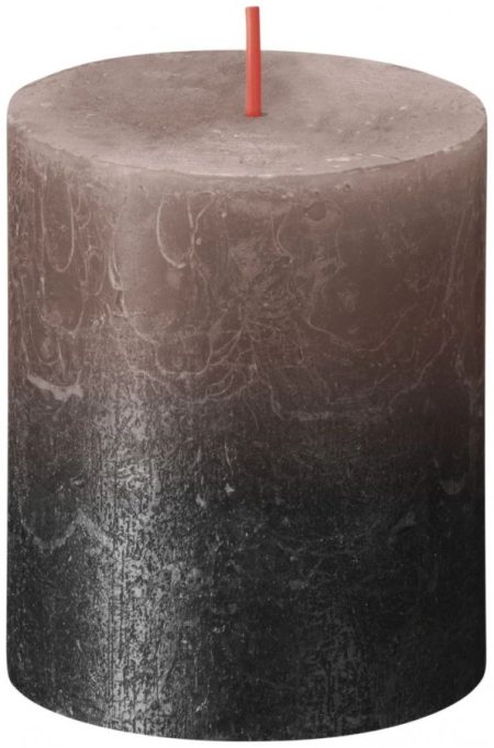 Bolsius Kaars 80X68mm Fading Caramel Antraciet