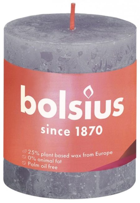 Bolsius Kaars 80X68mm Lavendelblauw Bolsius