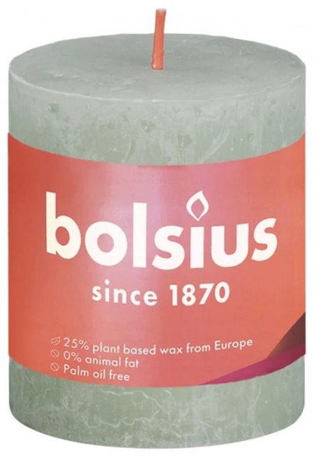 Bolsius Kaars 80X68mm Lichtgroen